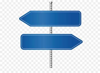 Sign - Vector blue signs 