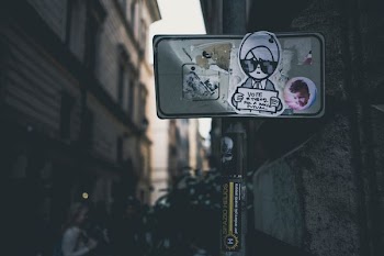 signage on the road