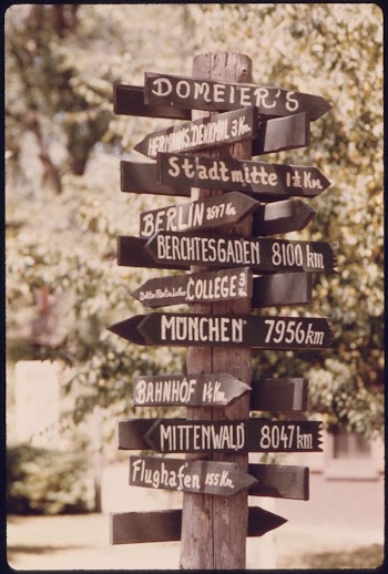 Signpost in the Yard of the Domeier | Free Photo - rawpixel