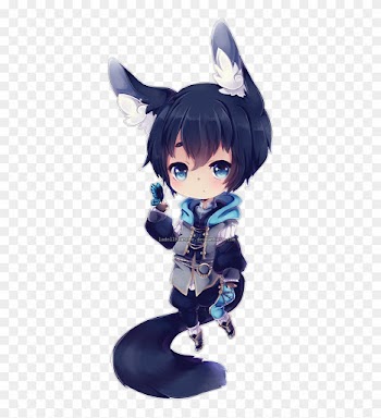 Sigueme Aqui En Pinterest Como - Anime Wolf Boy Chibi