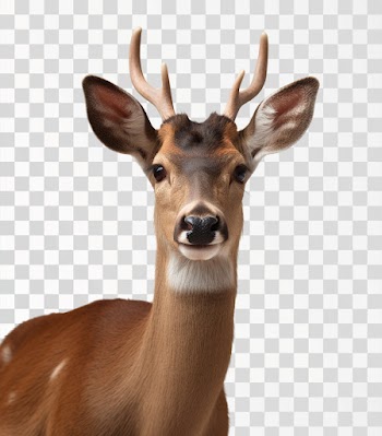 Sika Deer - PNG transparent background
