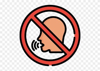 Silence Free Icon - No Food Icon