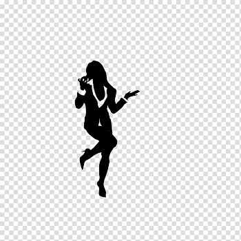 Silhouette Adobe Illustrator, Business people silhouette in black and white transparent background PNG clipart