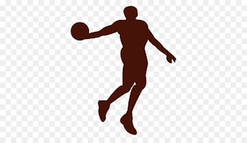 Silhouette Athlete Basketball Sport - basketball player 