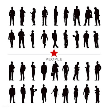 Silhouette avatar black | Free stock vector - 394002