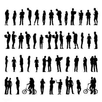 Silhouette avatar black | Free stock vector - 394181