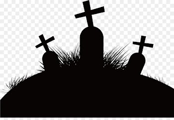 Silhouette Cemetery - Vector cemetery 