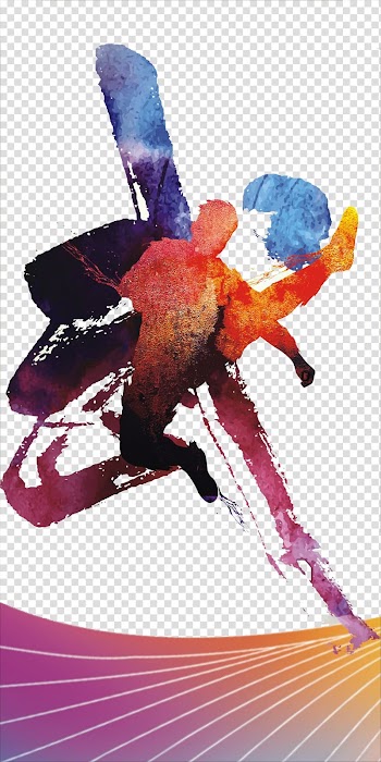 Silhouette Chinoiserie Poster, Color Warrior transparent background PNG clipart