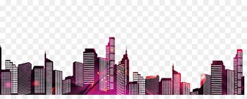 Silhouette City Illustration - City Silhouette 