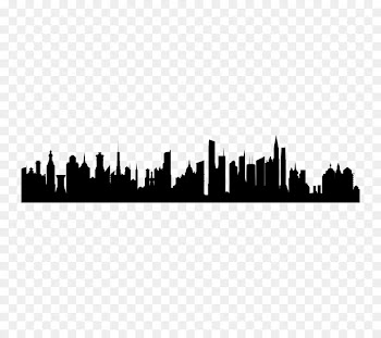 Silhouette City Skyline Text Building - Silhouette 