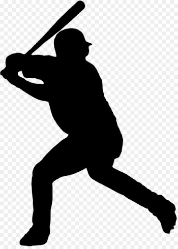 Silhouette Clip art Baseball Softball Portable Network Graphics -  