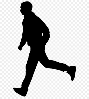 Silhouette Clip art - Running Man Silhouette PNG Clip Art Image 
