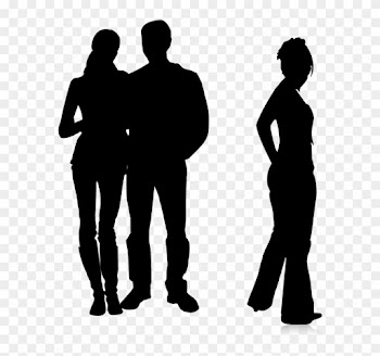 Silhouette Clipart Cowgirl - People Silhouette White Png