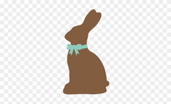 Silhouette Clipart Easter Bunny - Easter Bunny Silhouette Png