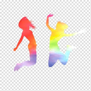 Silhouette Computer file, Color silhouette figures transparent background PNG clipart