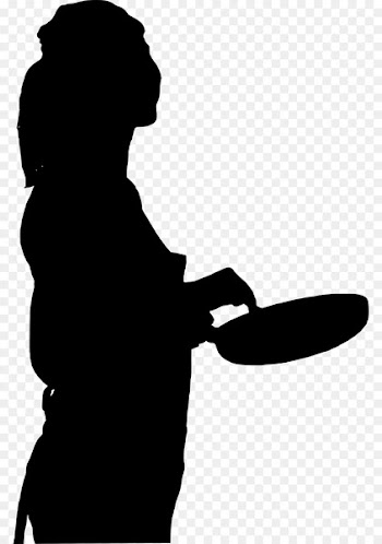 Silhouette Cooking Chef Clip art - Silhouette 
