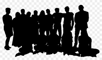 Silhouette Crowd - People Crowd Png