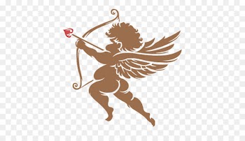 Silhouette Cupid Royalty-free - Silhouette 