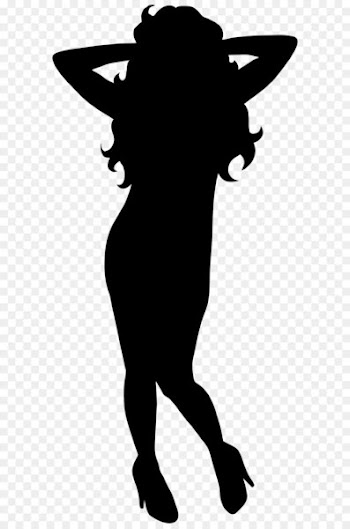 Silhouette Dance Clip art - Dancing Woman Silhouette Clip Art Image 
