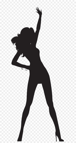Silhouette Dance Clip art - Dancing Woman Silhouette PNG Transparent Clip Art Image 