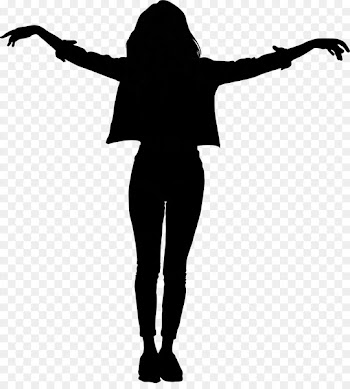 Silhouette Dance Image Funk Drawing -  