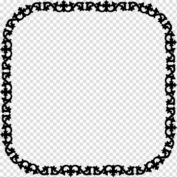 Silhouette Decorative arts Frames , flourish transparent background PNG clipart