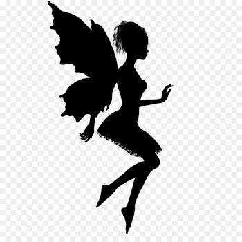 Silhouette Drawing Fairy Clip art - Elf Silhouette 