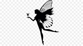 Silhouette Fairy Clip art - Butterfly Fairy 