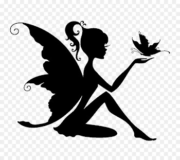 Silhouette Fairy Stencil - Silhouette 