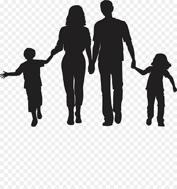 Silhouette Family Clip art - family day 