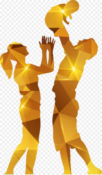 Silhouette Family Poster Illustration - Family Silhouettes 