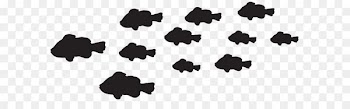 Silhouette Fish Clip art - Fishes Silhouette PNG Clip Art Image 