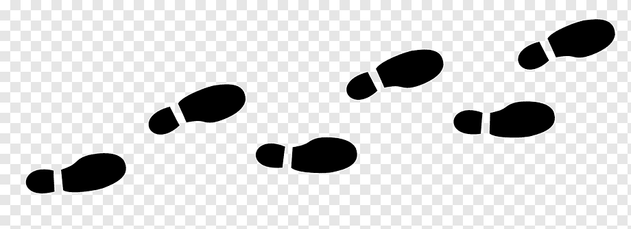 silhouette foot steps, Harry Potter Hogwarts Cricut, footprint, text, monochrome, computer Wallpaper png
