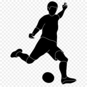 Silhouette Football Sport Clip art - Kickball Cliparts 