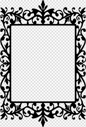 Silhouette Frames Drawing, Silhouette transparent background PNG clipart