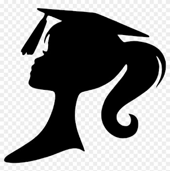 Silhouette Graduation Ceremony Square Academic Cap - Grad Silhouette Clip Art