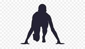 Silhouette Graphic design - runner 