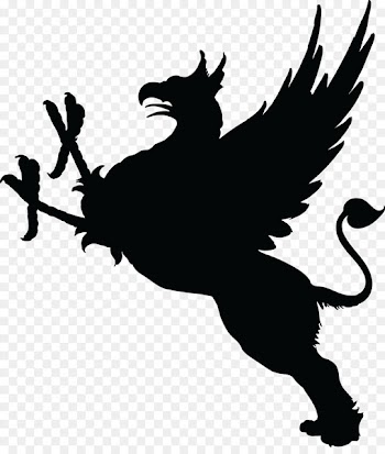 Silhouette Griffin Stencil Clip art - Griffin 
