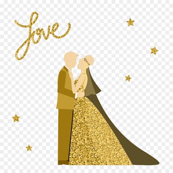 Silhouette Illustration - Silhouette couple 