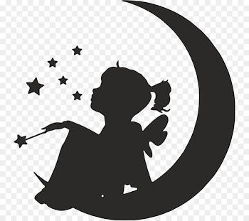 Silhouette Image Stencil Clip art Fairy - Silhouette 