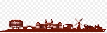 Silhouette Image Vector graphics Architecture Building - city line 