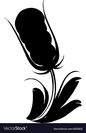 Silhouette in grunge style vector image