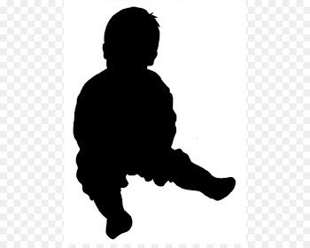 Silhouette Infant Child Clip art - Baby Silhouette 