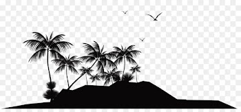Silhouette Island Tropical Islands Resort Clip art - island 