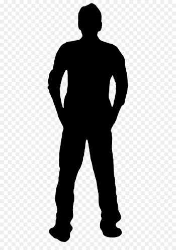 Silhouette Man Shadow Homo sapiens Clip art - Silhouette 