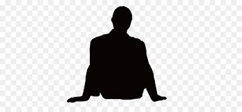 Silhouette Man Sitting - Man sitting 