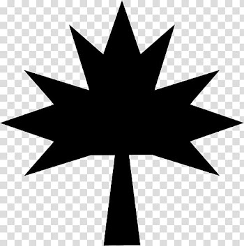 Silhouette Maple leaf, maple leaf transparent background PNG clipart