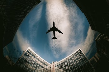 Silhouette Of Airplane