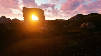 Silhouette Of Arch