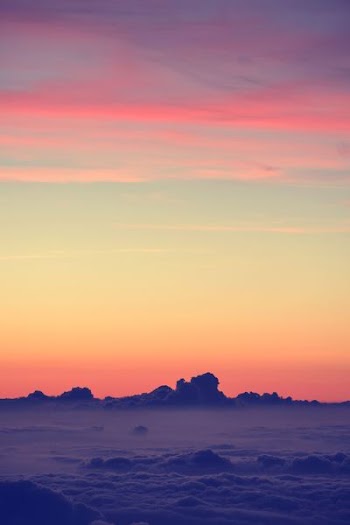 silhouette of clouds